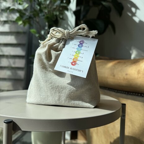 chakra pocket spray set van 7 de groene linde