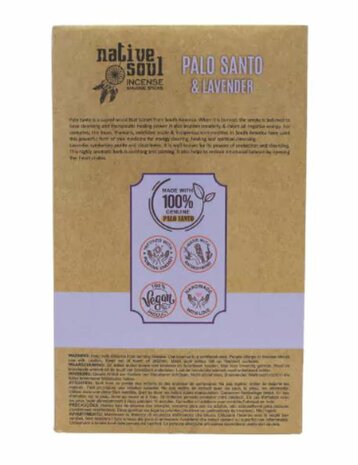 native soul palo santo lavender wierook