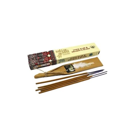 native soul white sage en dragonsblood wierook