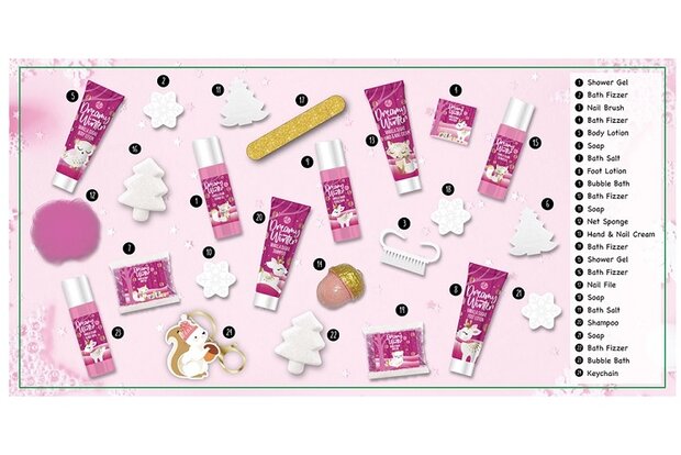 Adventskalender bad en body dreamy winter