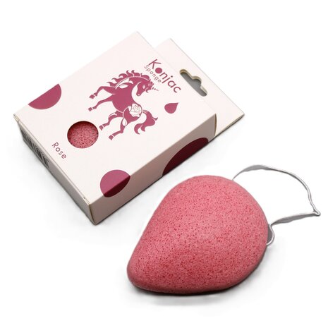 Konjac spons roos