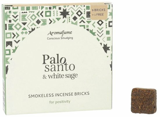 aromafume palo santo witte salie wierookblokjes
