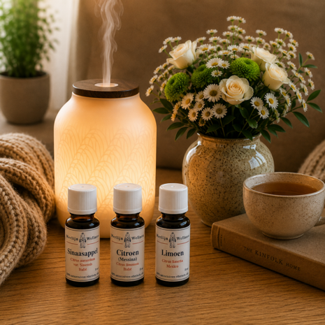 Citrus etherische olie set &ndash; Energiepakket van Merlijn Wellness