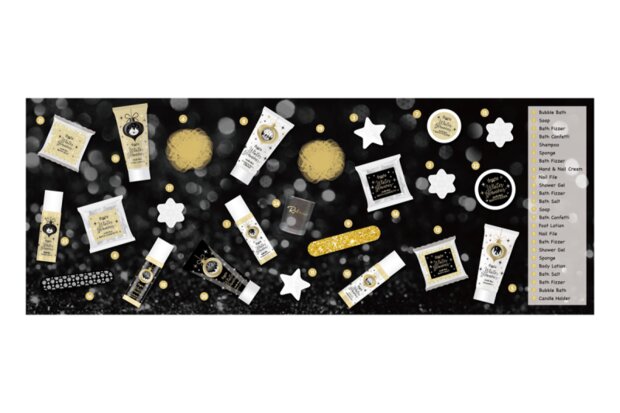 Adventskalender bad en body winter glamour