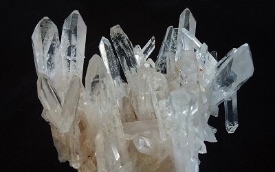 Bergkristal-edelsteen