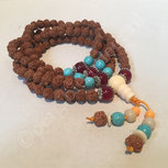 Mala 108 kralen rudraksha elastisch Mala 108 kralen rudraksha elastisch