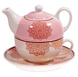 Tea for One mandala motief roze Tea for One mandala motief roze