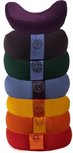 Meditatiekussen Chakra SET 1 t/m7 halve maan kussens Meditatiekussen Chakra SET 1 t/m7 halve maan kussens