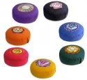 Meditatiekussen Chakra set 1 t/m 7 33x15cm Meditatiekussen Chakra set 1 t/m 7 33x15cm