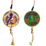 Beschermhanger Medicijn Boeddha & Dorje Beschermhanger Medicijn Boeddha & Dorje