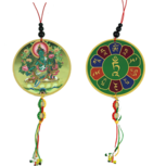 Beschermhanger Groene Tara & Dorje Beschermhanger Groene Tara & Dorje