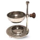 Wierookbrander chroom met zeef Wierookbrander chroom met zeef