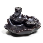 Backflow Waterval wierookbrander Lotus keramiek Backflow Waterval wierookbrander Lotus keramiek