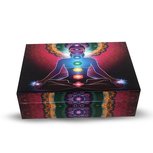 Chakra tarot en of sieraden doos Chakra tarot en of sieraden doos