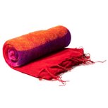 Meditatie omslagdoek rood gestreept Meditatie omslagdoek rood gestreept