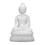 Shakyamuni Boeddha wit albast 8,5 cm Shakyamuni Boeddha wit albast 8,5 cm