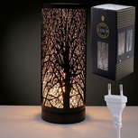 Elektrische Wax melt brander lamp boom zwart Elektrische Wax melt brander lamp boom zwart