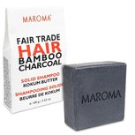 Maroma kokos & houtskool solide shampoo Maroma kokos & houtskool solide shampoo