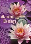 Amber Lotus Abundant Blessing wenskaart Amber Lotus Abundant Blessing wenskaart