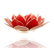Lotus sfeerlicht 1e Chakra Rood Lotus sfeerlicht 1e Chakra Rood