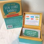 Tijd voor een leuke babbel praatkaarten Tijd voor een leuke babbel praatkaarten