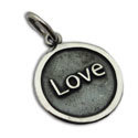 Hanger Love zilver Hanger Love zilver