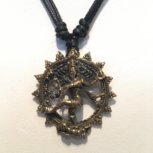 Hanger Shiva Nataraja dansend brons 3,5cm Hanger Shiva Nataraja dansend brons 3,5cm