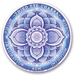 Raamsticker 6e chakra indigo Raamsticker 6e chakra indigo