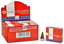 Golden Nag Champa wierookkegels Golden Nag Champa wierookkegels