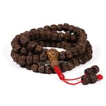 Mala ketting rudraksha 108 kralen 0.8 Mala ketting rudraksha 108 kralen 0.8
