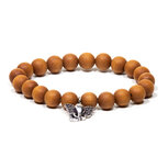 Mala armband ganesha 21 kralen elastisch 0.8 cm Mala armband ganesha 21 kralen elastisch 0.8 cm