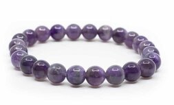 Amethist armband elastisch Amethist armband elastisch