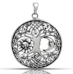 Tree of life hanger zilver Tree of life hanger zilver