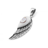 Engelvleugel Shiva eye hanger zilver Engelvleugel Shiva eye hanger zilver
