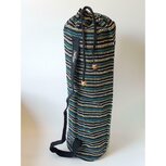 Yogamat tas yogastyles zwart gestreept Yogamat tas yogastyles zwart gestreept