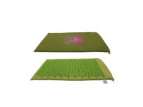 Spijkermat Acupresure shakti mat groen met lotus Spijkermat Acupresure shakti mat groen met lotus