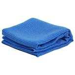 Yoga handdoek siliconen antislip blauw Yoga handdoek siliconen antislip blauw