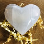 Seleniet hart knuffelsteen XXL Seleniet hart knuffelsteen XXL