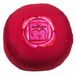 Meditatiekussen 1e Chakra rood Muladhara geborduurd Meditatiekussen 1e Chakra rood Muladhara geborduurd