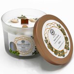 Edelsteenkaars inner growth mint maansteen Edelsteenkaars inner growth mint maansteen
