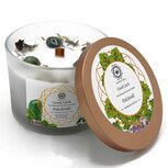 Edelsteenkaars good luck patchouli aventurijn Edelsteenkaars good luck patchouli aventurijn
