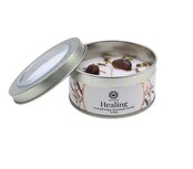 Edelsteen geurkaars healing lavendel amethist Edelsteen geurkaars healing lavendel amethist