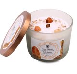 Edelsteenkaars good energy palo santo carneool Edelsteenkaars good energy palo santo carneool