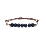 Armband Zwarte toermalijn edelsteen verstelbaar Armband Zwarte toermalijn edelsteen verstelbaar