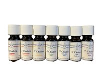 Chakra olie set van alle 7 chakra's 10ml Chakra olie set van alle 7 chakra's 10ml