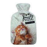 warmwaterkruik - kruik met hoes - kat- spreuk - 2 liter warmwaterkruik - kruik met hoes - kat- spreuk - 2 liter