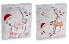 Badbruisbal kerstman set van 2