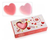 Badbruisbal hart vorm cadeauset