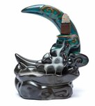 Backflow wierookbrander maan keramiek