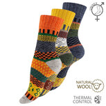 Hygge warme wintersokken van wol kleur